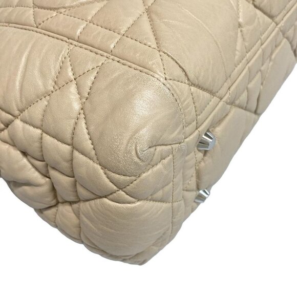 Dior Christian Tote Milly la Foret Beige Chain Shoulder Lambskin - Picture 6 of 15